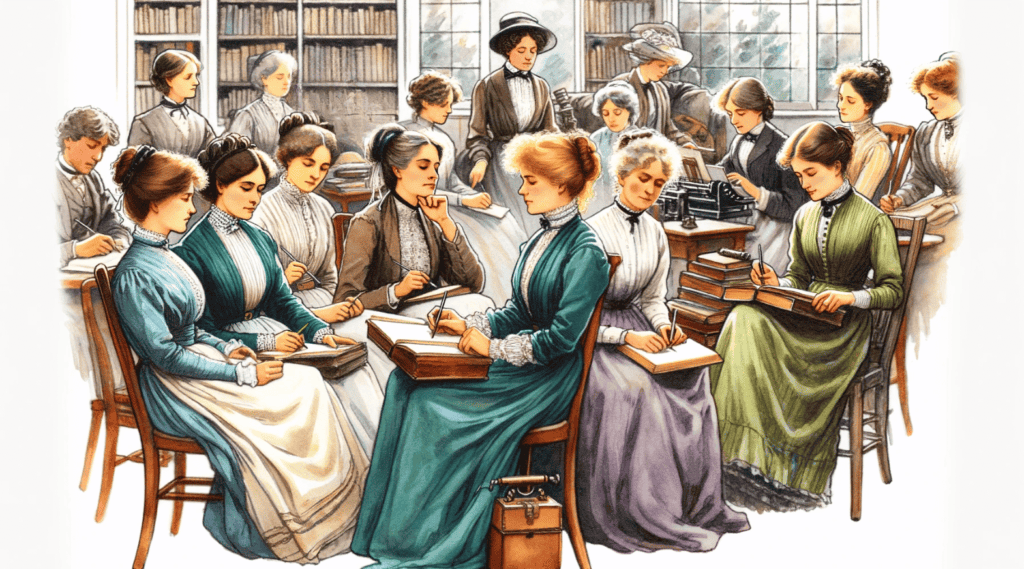 A group of women writers from the 19th century