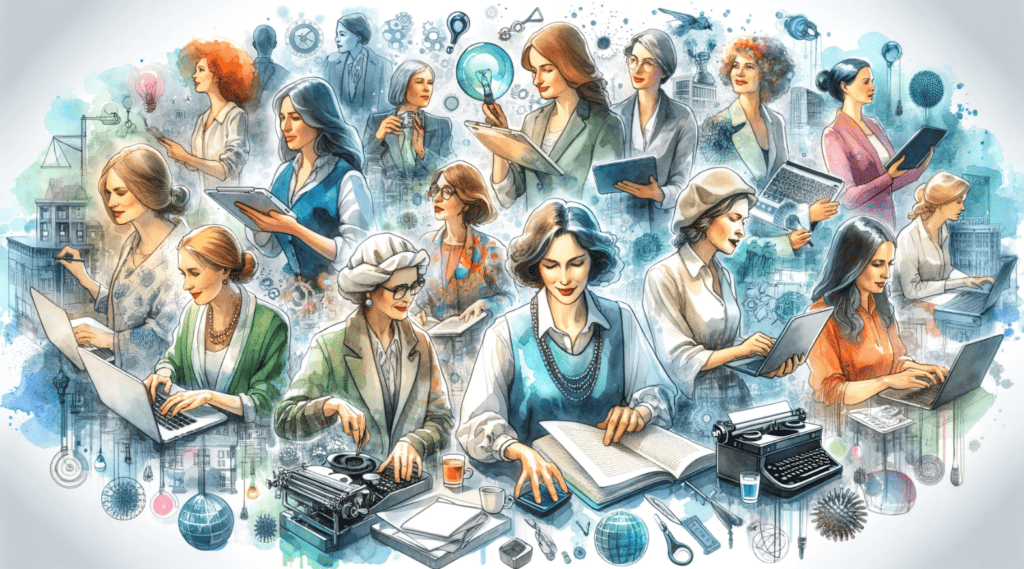 A group of women writers shaping the future