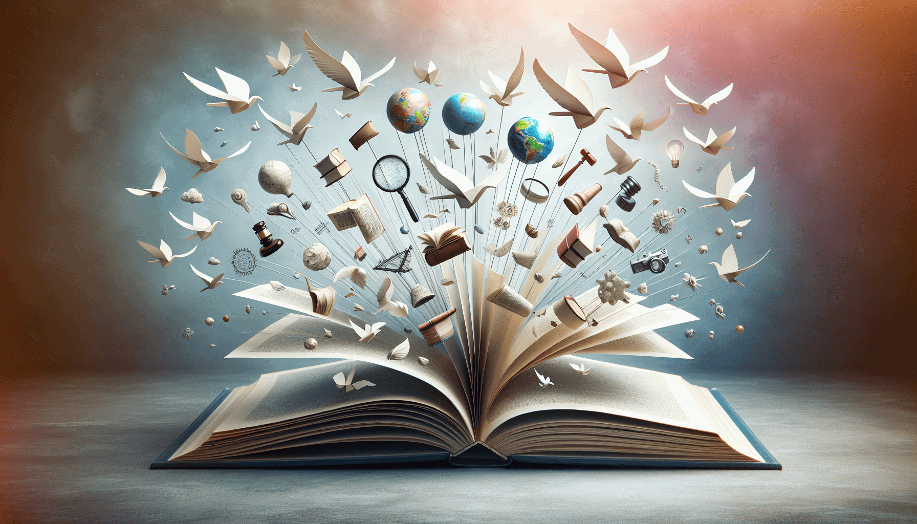 An artistic depiction of quick reads for non-fiction lovers