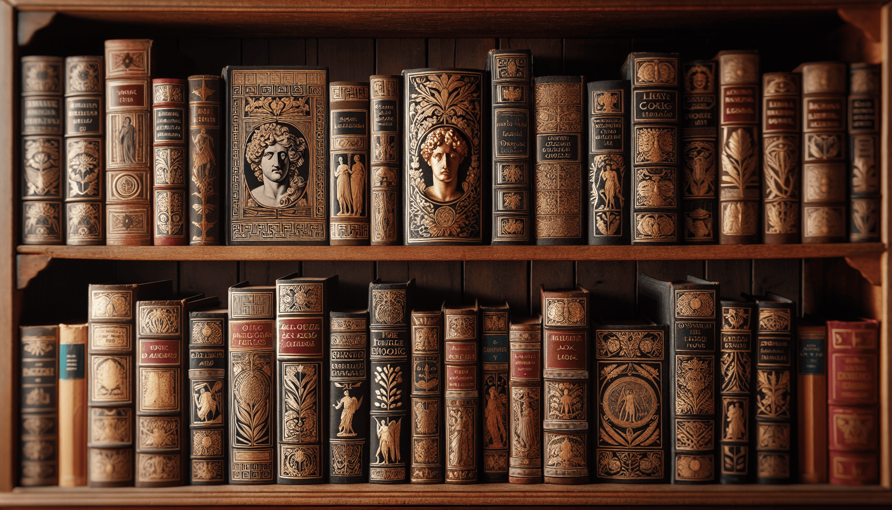 Curated collection of collectible classic books